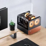 Case JONSBO V12 Black – M-ATX/ ITX| GPU 260mm| Kính 270°